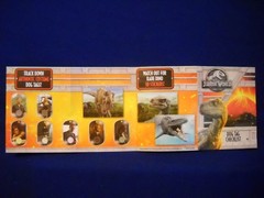 Jurassic World Fallen Kingdom DOG TAG /STICKER U-Pick-1 Bulls i Toys