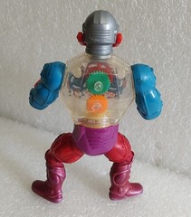 VINTAGE 1984 MOTU MASTERS OF THE UNIVERSE HE-MAN ROBOTO 100% w/COMIC