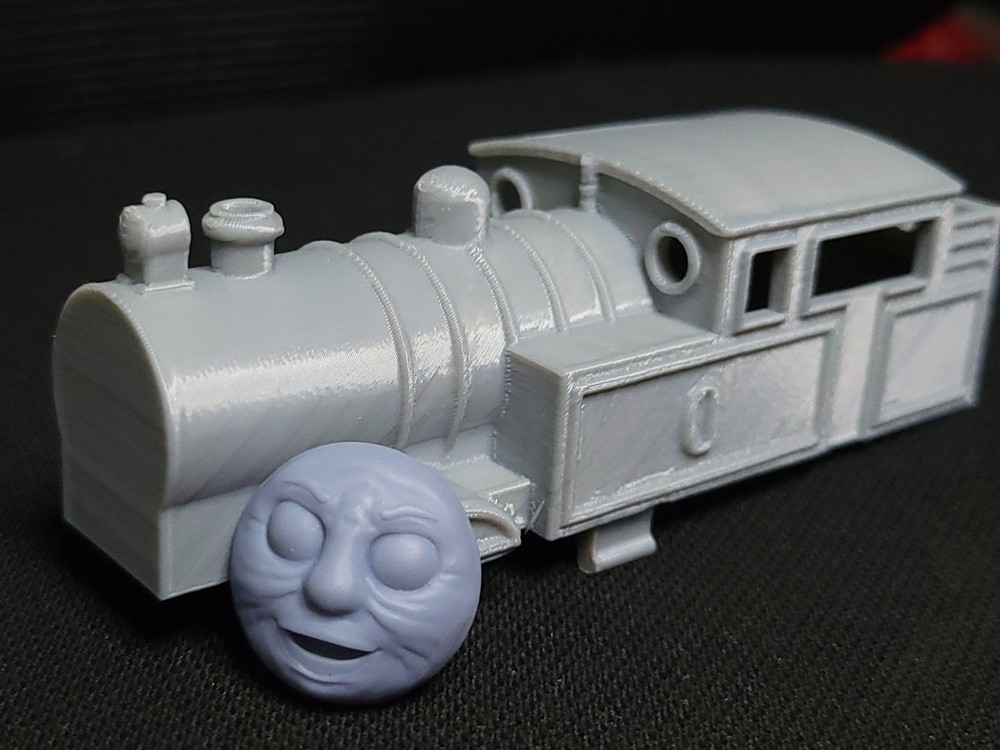 Custom Timothy The Ghost Engine Shell Fits TOMY Trackmaster