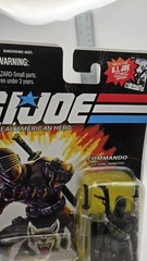 GI JOE SNAKE EYES COMMANDO w/ TIMBER 2008 COMIC SERIES *MOC