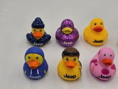 Jeep Branded 2” Rubber Duck Set ~ Set Of 9 From Series 1 Blind Bag ~ NEW