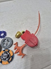 Lot of Beyblades Jade Jupiter 130B Red/L-Drago Guardian D125B/Electro Tornado