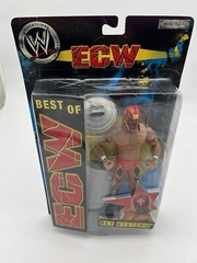 2005 Jakks WWE Best of ECW Rey Mysterio Action Figure With Trash Can And Lid
