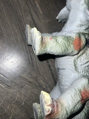 Toys R Us Maidenhead TRICERATOPS Dinosaur Large Rubber Foam Figure Toy 17″ Rare