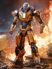 HIPLAY ZD Toys Iron Man MK36 Regulator Non-Luminous 1/10 Scale Action Figure