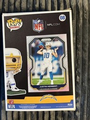 Funko POP! Trading Cards: NFL Panini Prizm LA Chargers Justin Herbert #08 NEW