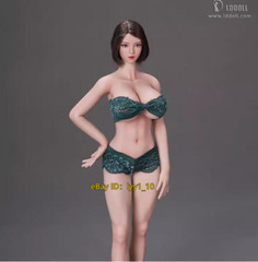 LDDOLL 1/6 28xl Female Silicone Seamless Body 12″ Action Figure fit YM Head