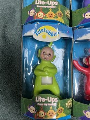 Vintage 1998 Teletubbies Lite-Ups Collectible Set Of 4 Yellow, Red Green,Purple