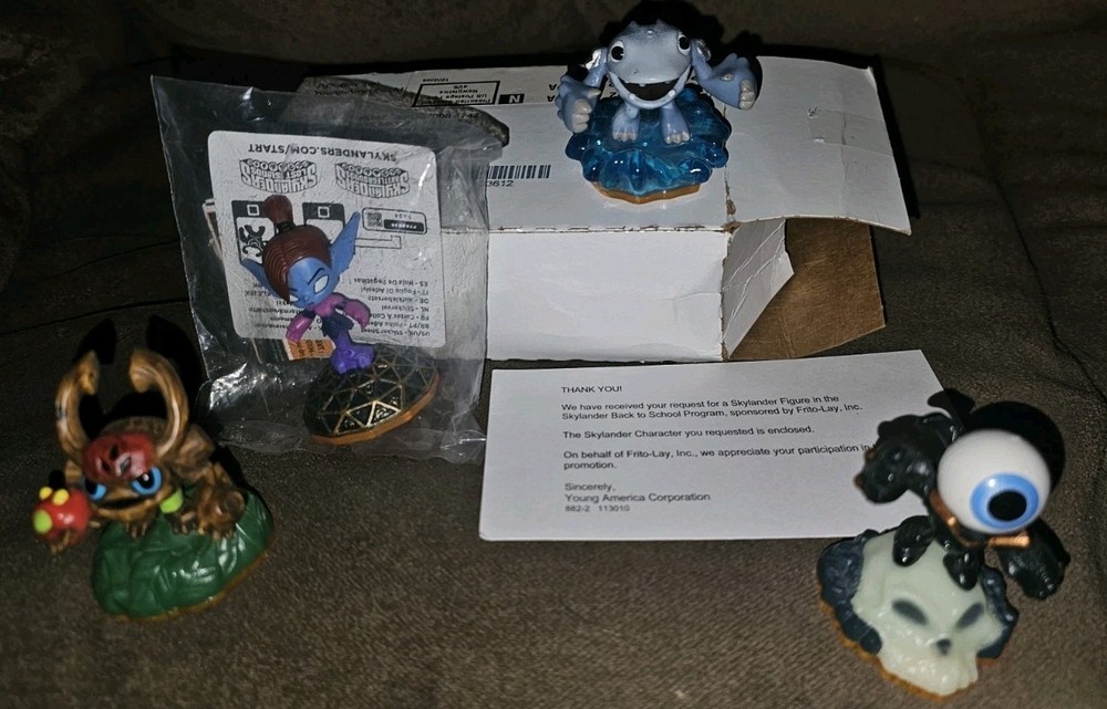 Skylanders Giants Mini Sidekicks Lot Orange Thumpling Barkley Jini Frito Lay PS4