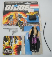 1986 Dr Mindbender Cobra Figure G.I. GI Joe 3.75 ARAH *Complete wrong color gun*
