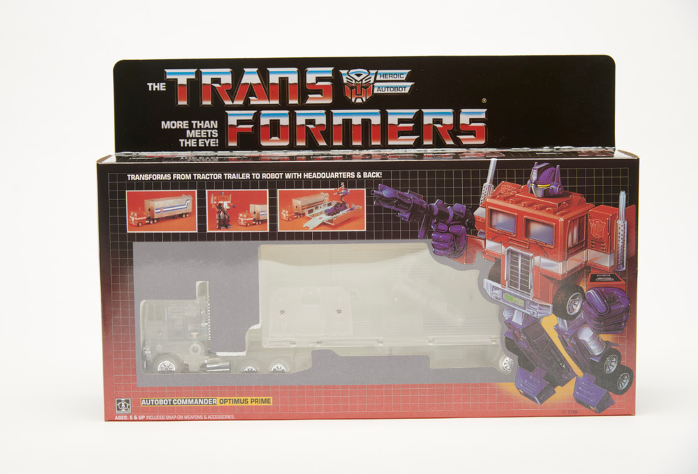 TRANSFORM G1 Reissue Clear Optimus prime Brand New Free Shipping