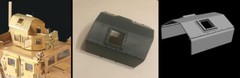 Sunny Days Humvee Turret Cover, Hobby Parts, All Scales, Military Vehicles