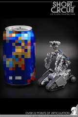 Short Circuit Two Heads Version Resin Statue 1/18 Robot Model 3.75” Cool GYTOYS