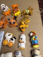 Large Lot Of 70 Animal Figures Horse Elephant Farm Hippo Tiger