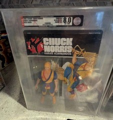 Kenner Chuck Norris Karate Kommandos Figure Lot AFA Graded & MOC
