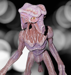 Star Trek: Voyager Borg Designated ‘Species 8472’ Vtg POA Fluidic Space Alien