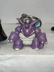 11 PVC Keychains Bookbag Hangers Ganon Zeld Pokemon Nidoking Space Jam Fall Out