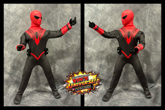Custom 8″ Mego Scale SpiderMan Assassin Peter Parker Action Figure & Display Box