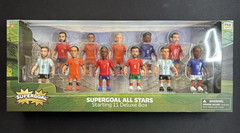 SuperGoal FIFA All Stars 11 Boxed Soccer Action Figure Set – Messi, Ronaldo