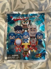 Mega Man 3D Figural Keychain Lot Of All 4 Mega Man & Dr. Light, Monogram, NEW