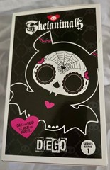 Skelanimals Day Of The Dead DIEGO The Bat Vinyl Figure Series 1 Hasbro – New