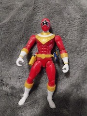 set of four power rangers zeo legacy figures,gold,red,blue,green,bandai