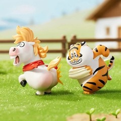 I’M NOT FAT TIGER PANGHU HORSE AND TIGER SERIES CONFIRMED BLIND BOX FIGURE TOY