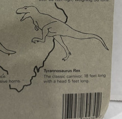 VTG 1992 JURASSIC PARK ERASERS Set of 4 Dinosaurs T Rex Triceratops *SEALED*NRFB