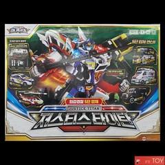Miniforce Super Cops JUSTICE TITAN & CAPTAIN COMMANDER Police Transformer Robots
