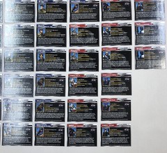 GI Joe 50th Anniversary Spanish Portuguese File Card Lot of 33