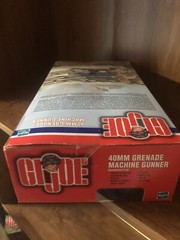 2000 GI Joe 40MM Grenade Machine Gunner 12″ Action Figure Hasbro NIB!