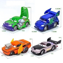 Disney Pixar Cars Boost DJ Wingo Snot Rod 1:55 Diecast Model Toy Car Loose Kids