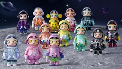 Blind Box Figures – POP MART Mega Space Molly 100% 2-B, Random Design Collectibl