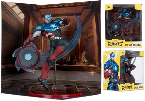 McFarlane Toys – Marvel Rivals – Captain America 1:10th Scale Collectible Statue