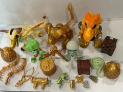 Moose Treasure X Figures Lot Gold Dragons Skeleton Mummy Dino Chests Weapons