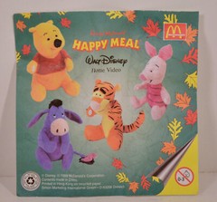 1998 Piglet 5″ McDonald’s EUROPE Plush Action Figure Disney Winnie The Pooh