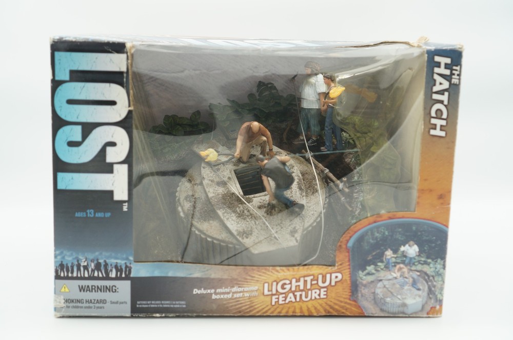 McFarlane Lost The Hatch Mini Diorama Deluxe Boxed Set Light Up Feature 2006