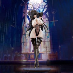 HiPlay BearPanda 1/4 Scale Fourth Edition Black Nun Anime Figurine Age 15+