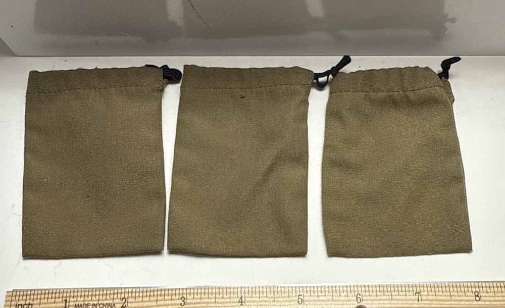 GI JOE 12”- Set Of 3 Bags Accessory 1/6 Scale Dragon 21st Century Power Team CL
