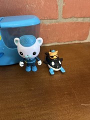 Octonauts Blue Gup C Submarine with Kwazii Vehicle & 3Figure Mattel 2011 Toy