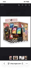 -Mga Miniverse Real Music Record Shop With Exclusive Fender-In Hand