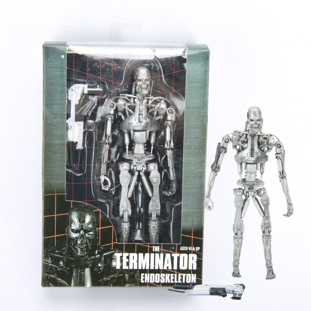 The Terminator 2 New T-800 Endoskeleton Arnold Schwarzenegger Action Figures Toy
