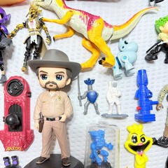 Mixed Toy Lot – Anime, Superheroes, Funko, FNAF, Dinosaurs, Accessories – 50 pcs