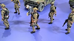 Custom 10 pcs 1/18 HK416 Assault Rifle models for 3.75″ action figure unpainted