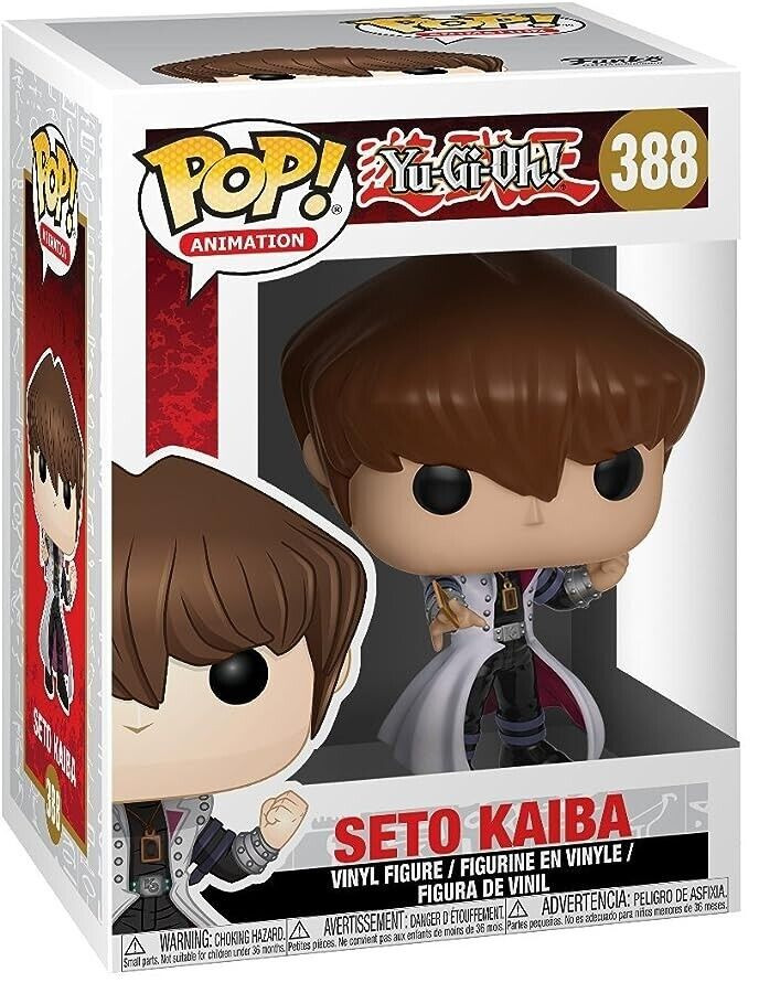Funko Pop Yugioh Seto Kaiba Figure w/ Protector