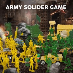95 PCS Army Men Toys, Toy Soldiers for Boys, Plastic Action Figures, Soldier …