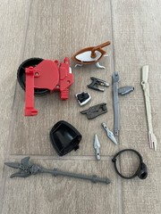 Vintage Action Figures Accessories Weapons Mixed Lot 90s 80s MMPR Power Rangers