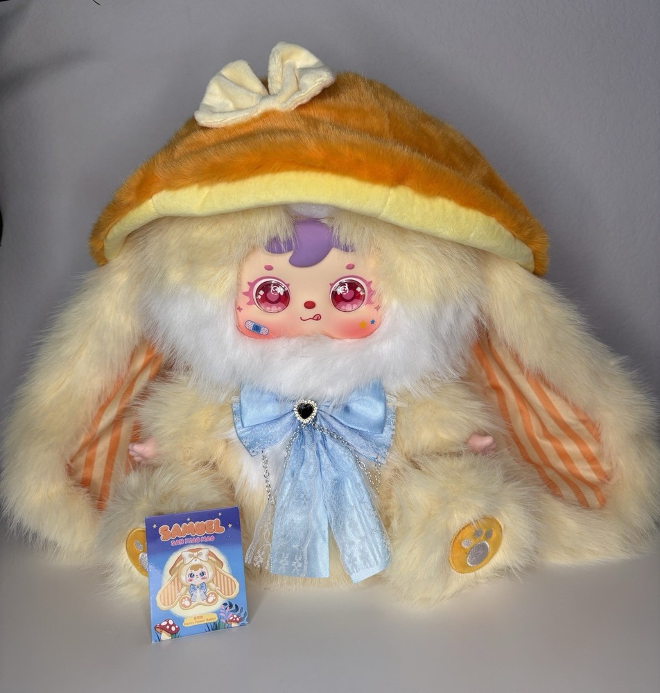 NEW Samuel Velvet-Eared Fairy Trail Blind Box 800%- Honey Flower Rabbit