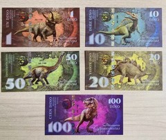 5pcs Jurassic Dinosaurs World Series Polymer Painted