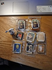 Zuru Mini Brands MASTERPIECES Lot Of 9 Mona Lisa Van Gogh Plus More